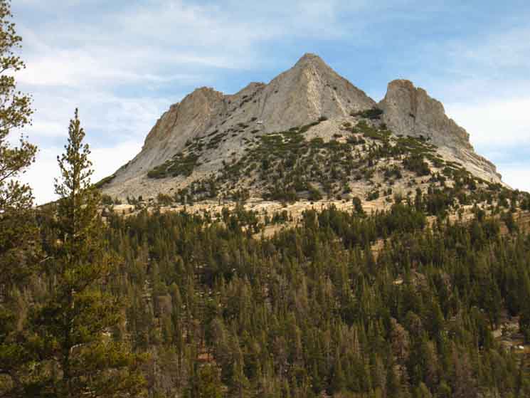 Echo Peaks to the East of Cathedral Pass, Yosemite National Park.