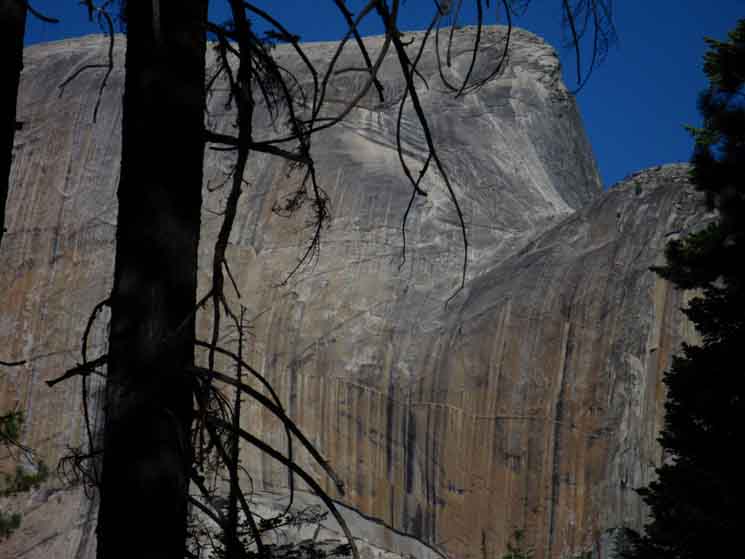 In shadow of Half Dome.