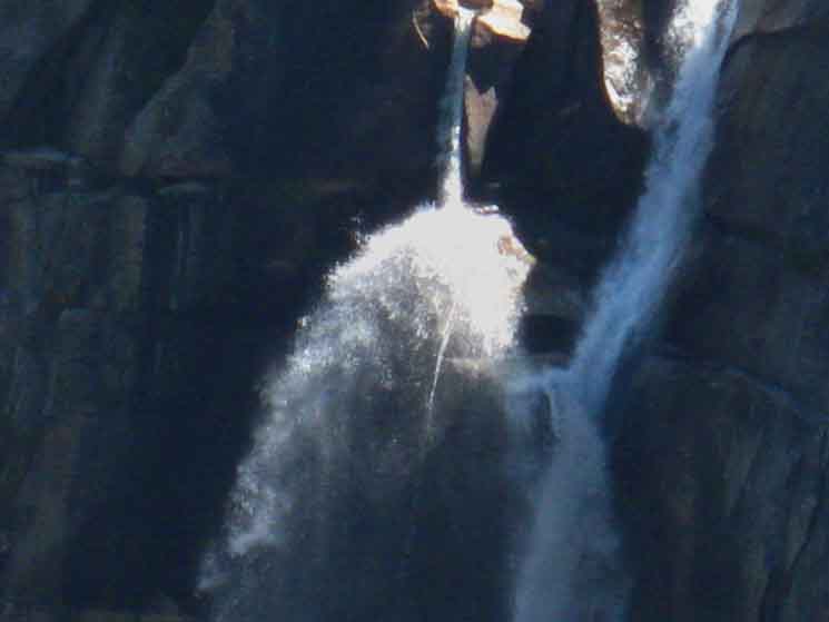 Detail of upper Nevada Falls.
