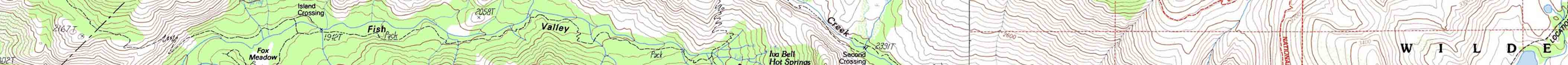 Fish Valley and Iva Bell Hot Springs alternative to JMT route to Vermiliong Valley.