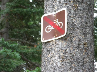 Limit of Bike Travel South on PCT, Tahoe Yosemite, and Tahoe Rim Trails
