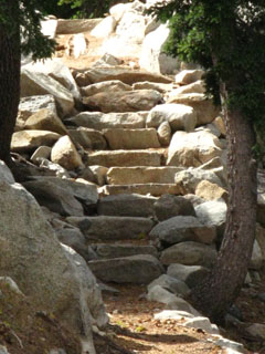 rock stair