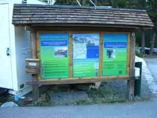 Echo Lake Trail Head Sign, Desolation Wilderness