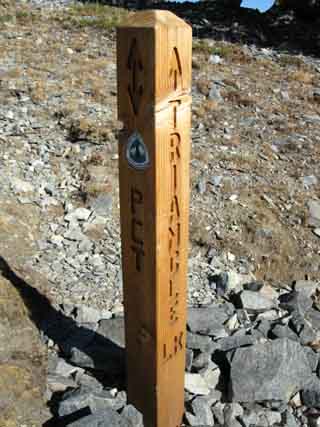 Junction: Pacific Crest Trail with Triangle Lake