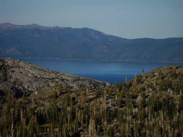 Lake Tahoe from Fontanillis rise 