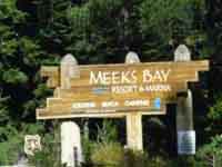 Meeks Bay Resort and Marina sit a quarter mile N of the Meeks Bay Trailhead
