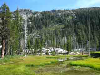 Meadow above Stony Ridge Lake, Desolation Wilderness, Lake Tahoe