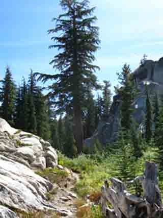 Trail to Rubicon Lake, Tahoe to Yosemite Trail