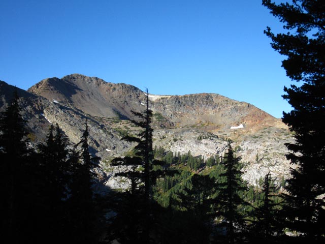 Crystal Range on West side of Dicks Peak and Lake.