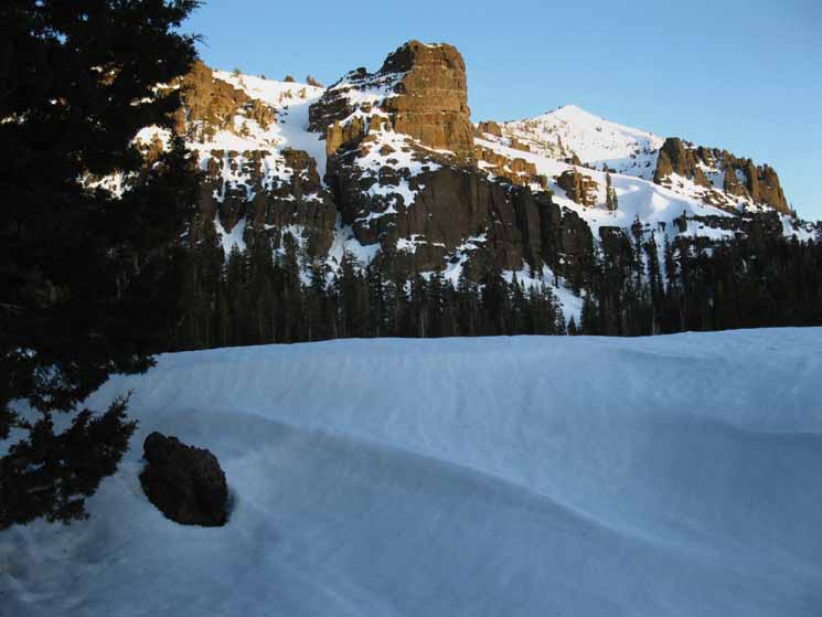 Round Lake Pinnacle during Winter, 2010.