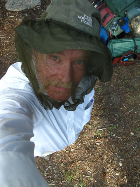 Ready for the Mosquitoes on the Tahoe to Yosemite Trail, 2010