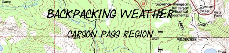 Banner: Carson Pass Map with weather stations